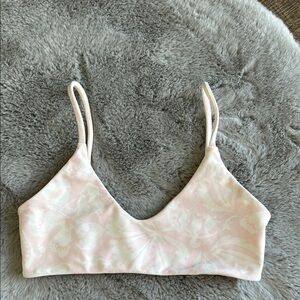 MIKOH MINI Haipo Basic Scoop Top in Luau Cloud Pink size XL
